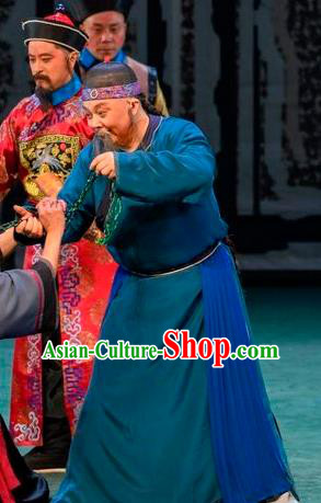 Scholar of Ba Shan Chinese Sichuan Opera Laosheng Apparels Costumes and Headpieces Peking Opera Elderly Male Garment Scholar Sun Dengke Clothing