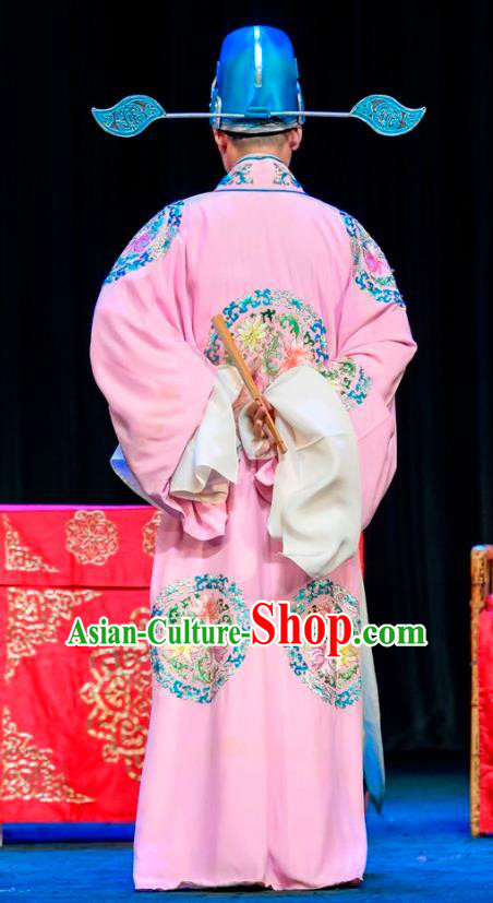 Gui Zhou Chinese Sichuan Opera Niche Shi Huanyu Apparels Costumes and Headpieces Peking Opera Scholar Garment Young Male Clothing