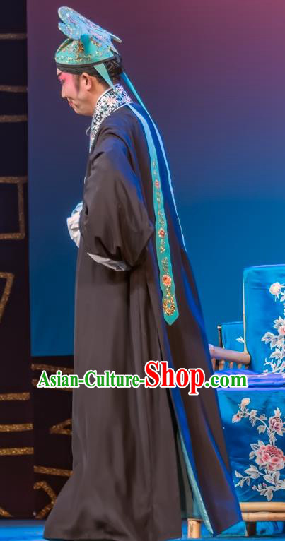 Chinese Sichuan Opera Scholar Chang Shiyong Apparels Costumes and Headpieces Peking Opera Niche Garment Young Male Male Clothing