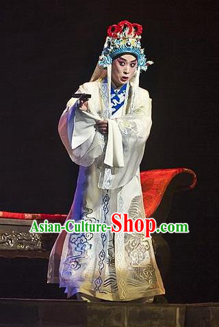 Love Bell Tower Chinese Peking Opera Xiaosheng Tian Hao Garment Costumes and Headwear Beijing Opera Martial Male Apparels Clothing