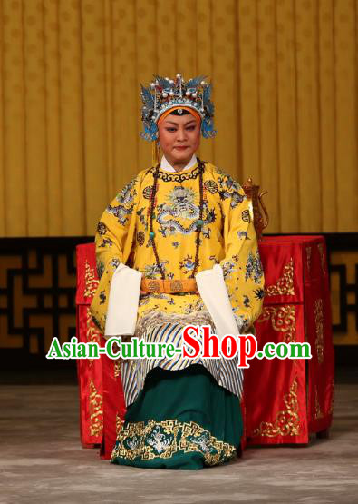 Chinese Beijing Opera Countess Apparels Costumes and Headdress A Honey Trap Traditional Peking Opera Noble Dame Dress Pantaloon Garment