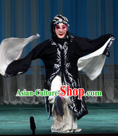 Chinese Beijing Opera Distress Female Apparels Actress Costumes and Headdress The Mirror of Fortune Traditional Peking Opera Young Mistress Dress Garment
