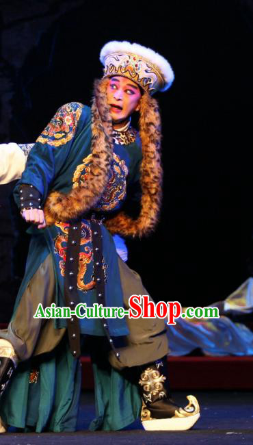 Da Meng Chang Ge Chinese Peking Opera Xiaosheng Garment Costumes and Headwear Beijing Opera Young Male Zhang Anguo Apparels Clothing