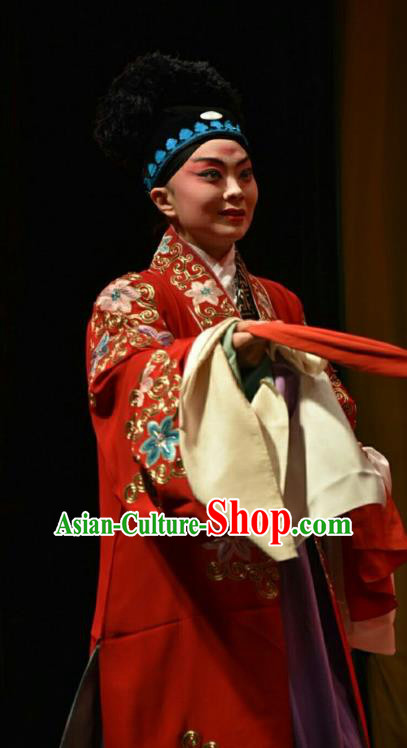 Madam White Snake Chinese Shanxi Opera Niche Xu Xian Apparels Costumes and Headpieces Traditional Jin Opera Xiaosheng Garment Young Male Clothing