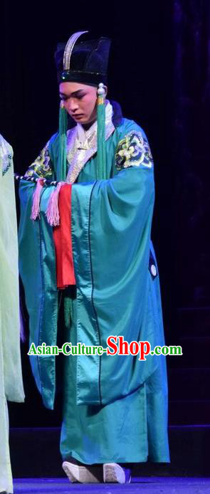 Madam Ruyi Chinese Shanxi Opera Palace Servant Apparels Costumes and Headpieces Traditional Jin Opera Eunuch Garment Figurant Clothing