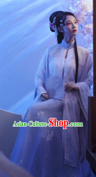 Chinese Traditional Ming Dynasty Apparels Noble Female Historical Costumes Ancient Patrician Lady Hanfu Dress for Women
