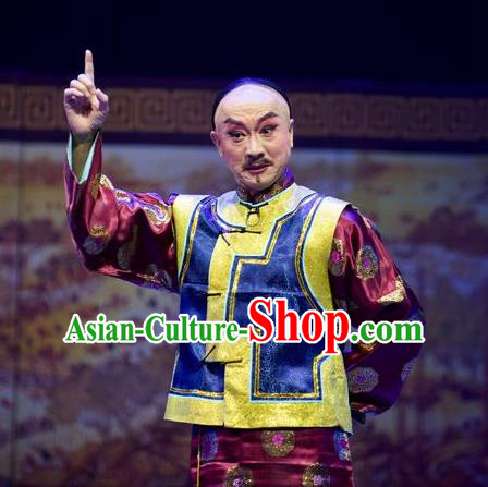 He Qing Hai Yan Chinese Shanxi Opera Qing Dynasty Childe Apparels Costumes and Headpieces Traditional Jin Opera Garment Scholar Shu Mulu Clothing