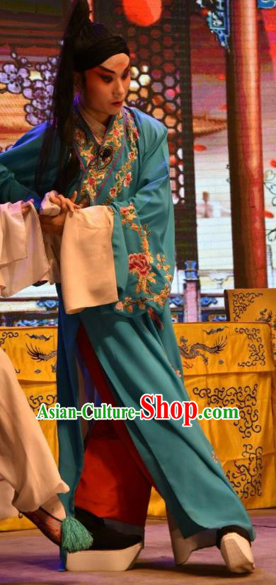 Huang Bi Gong Chinese Shanxi Opera Young Male Apparels Costumes and Headpieces Traditional Jin Opera Xiaosheng Garment Niche Clothing