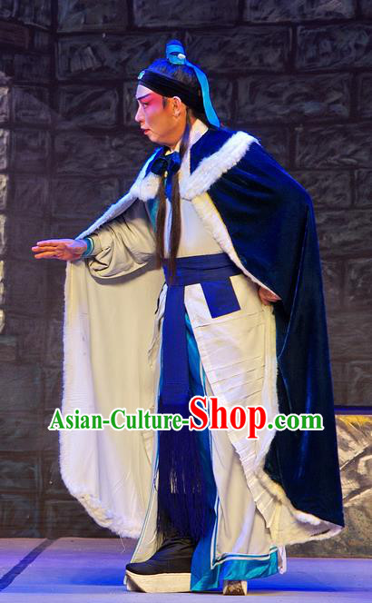 Chinese Guangdong Opera King of Yue Gou Jian Apparels Costumes and Headpieces Traditional Cantonese Opera Young Male Garment Lord Clothing