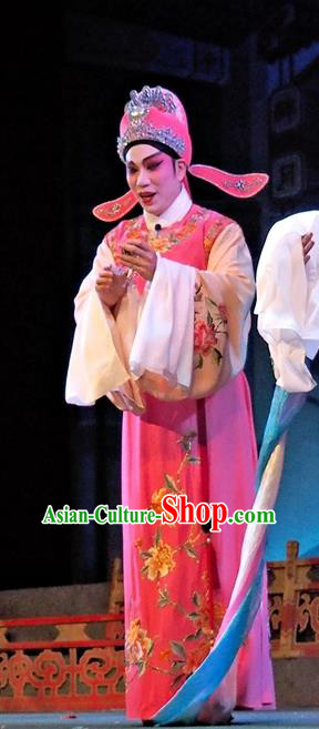 Story of the Violet Hairpin Chinese Guangdong Opera Niche Apparels Costumes and Headpieces Traditional Cantonese Opera Xiaosheng Garment Scholar Li Yi Clothing