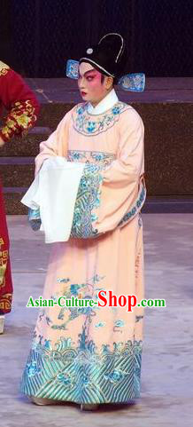 Story of the Violet Hairpin Chinese Guangdong Opera Gifted Scholar Apparels Costumes and Headpieces Traditional Cantonese Opera Xiaosheng Garment Li Yi Clothing