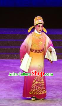 Story of the Violet Hairpin Chinese Guangdong Opera Li Yi Apparels Costumes and Headpieces Traditional Cantonese Opera Young Male Garment Noble Childe Clothing