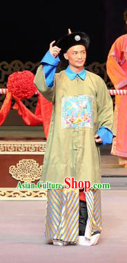 Yang Cuixi Chinese Guangdong Opera Official Apparels Costumes and Headpieces Traditional Cantonese Opera Minister Garment Clothing