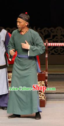 Yang Cuixi Chinese Guangdong Opera Elderly Male Apparels Costumes and Headpieces Traditional Cantonese Opera Old Man Garment Clothing