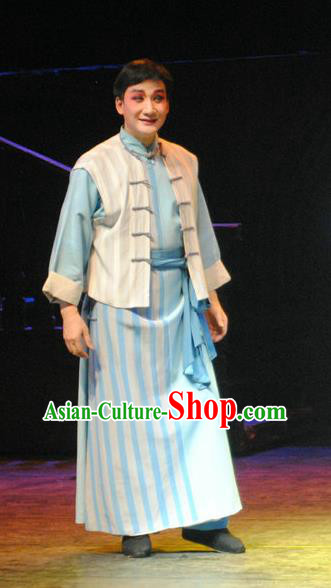 The Watchtower Chinese Guangdong Opera Xiaosheng Situ Zhenhai Apparels Costumes Traditional Cantonese Opera Young Male Garment Clothing
