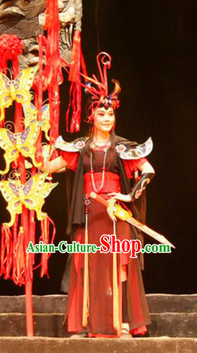 Chinese Historical Drama Princess Hu Die Ancient Swordswoman Sha Yao Garment Costumes Traditional Ethnic Girl Dance Dress Apparels and Headdress