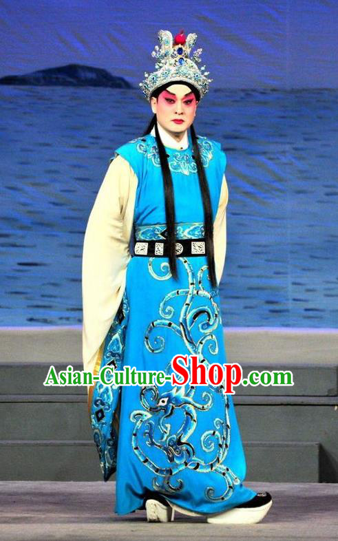 Chinese Three Kingdoms Period Noble Childe Apparels Costumes and Headwear Traditional Ancient Prince Garment Cao Zhi Clothing