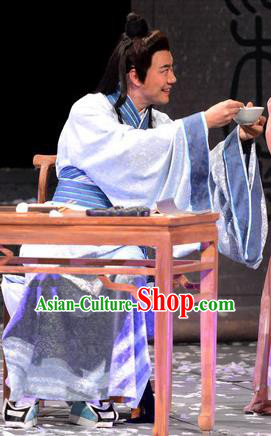 Chinese Traditional Song Dynasty Young Man Apparels Costumes Historical Drama Phoenix Hairpin Ancient Scholar Garment Poet Lu You Clothing and Headwear