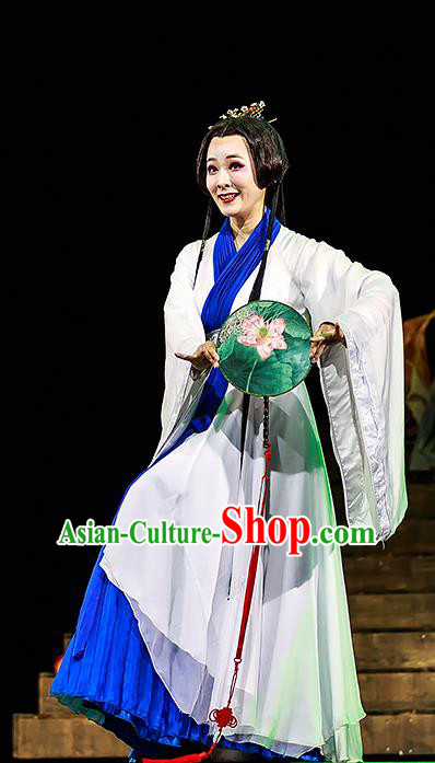 Chinese Historical Drama The Prince of Lanling Ancient Actress Empress Garment Costumes Traditional Stage Show Young Beauty Dress Female Role Apparels and Headdress