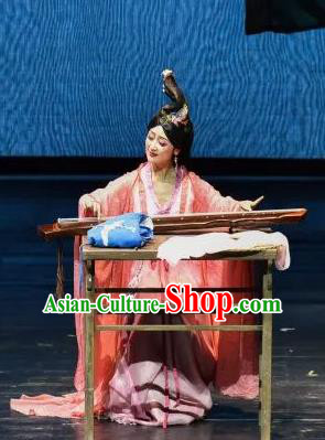 Chinese Historical Drama Da Song Yu Shi Ancient Dance Lady Empress Garment Costumes Traditional Stage Show Young Beauty Dress Courtesan He Xian Apparels and Headdress