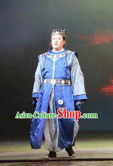 Chinese Traditional Song Dynasty Imperial Bodyguard Clothing Stage Performance Historical Drama Da Song Yu Shi Apparels Costumes Ancient Official Garment and Headwear