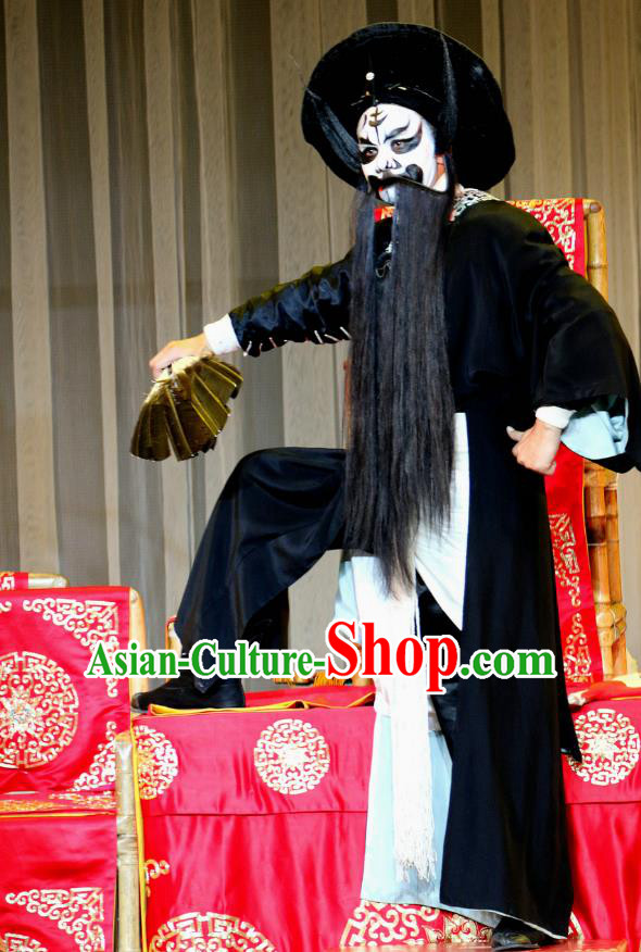 Tie Long Mount Chinese Sichuan Opera Wusheng Apparels Costumes and Headpieces Peking Opera Highlights Martial Male Garment Swordsman Tie Muer Clothing
