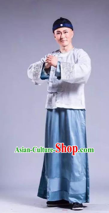 Chinese Traditional Qing Dynasty Childe Lei Tingchang Clothing Stage Performance Historical Drama Yangshi Lei Apparels Costumes Ancient Young Male Garment and Headwear