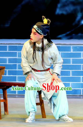 Fu Gui Rong Hua Chinese Sichuan Opera Takefu Qian Rongsong Apparels Costumes and Headpieces Peking Opera Highlights Wusheng Garment Martial Male Clothing
