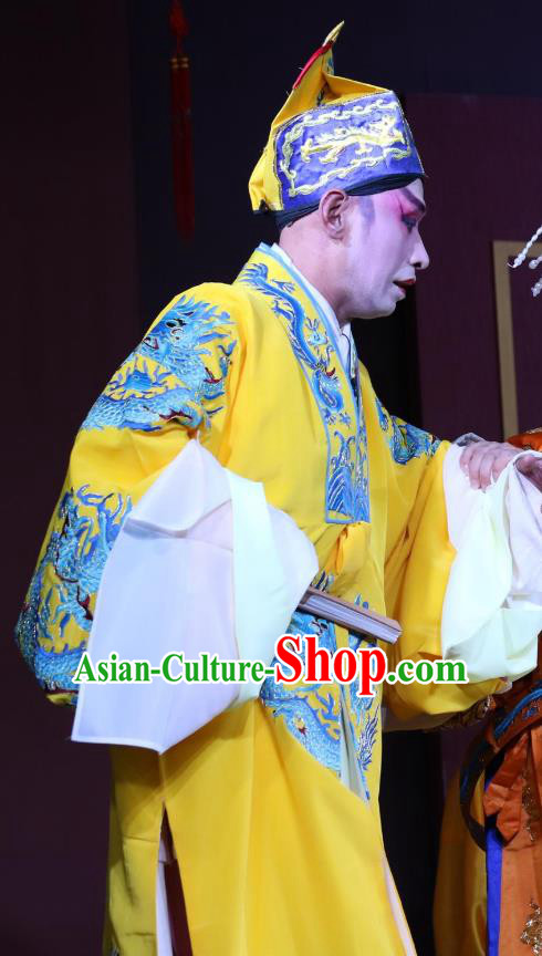 Yang Guang Na Sao Chinese Sichuan Opera Prince Apparels Costumes and Headpieces Peking Opera Highlights Young Male Garment Yang Yong Clothing