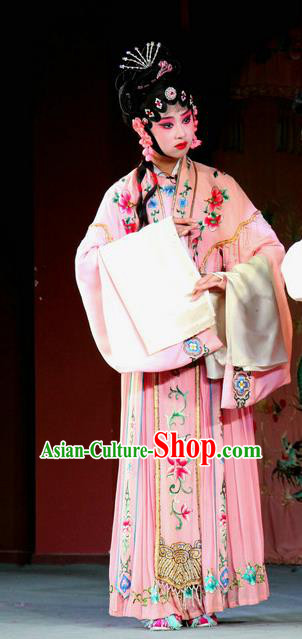 Chinese Sichuan Highlights Opera Rich Female Garment Costumes and Headdress Zuan Gou Dong Traditional Peking Opera Hua Tan Dress Actress Apparels