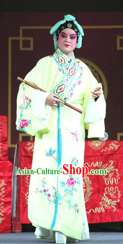 Chinese Sichuan Opera Xiaosheng Apparels Costumes and Headpieces Peking Opera Highlights Young Male Garment Han Xiangzi Clothing