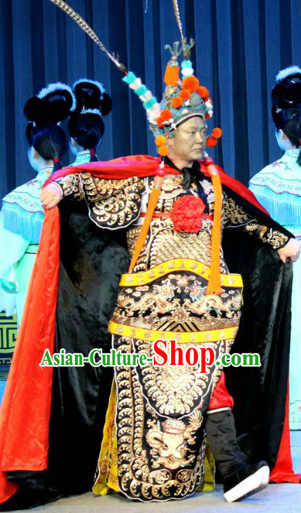 Lady Macbeth Chinese Sichuan Opera General Apparels Costumes and Headpieces Peking Opera Highlights Military Officer Garment Armor Clothing