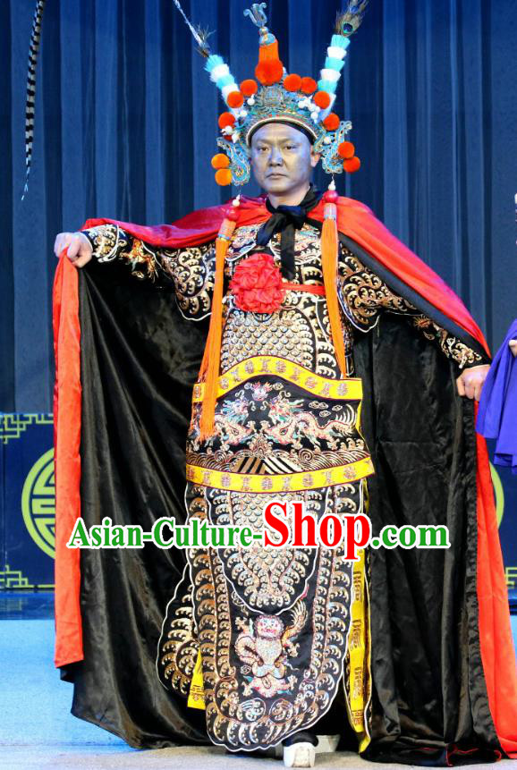 Lady Macbeth Chinese Sichuan Opera General Apparels Costumes and Headpieces Peking Opera Highlights Military Officer Garment Armor Clothing