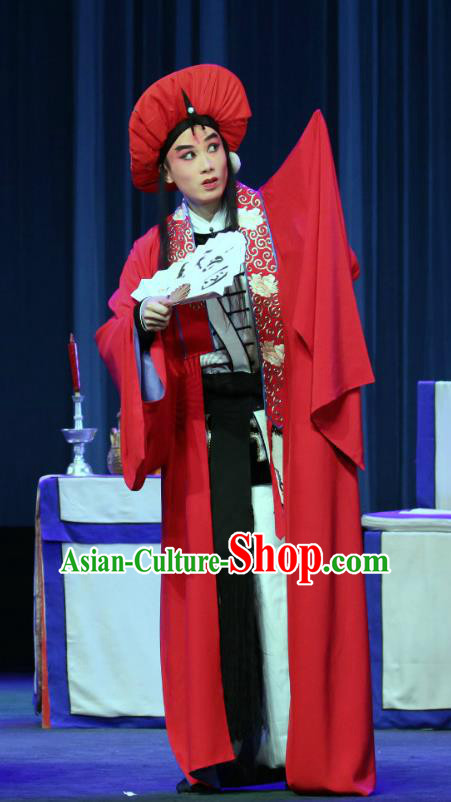 Bai Mian Hu Xiao Fang Chinese Sichuan Opera Bully Apparels Costumes and Headpieces Peking Opera Highlights Wusheng Garment Brigand Xiao Fang Clothing