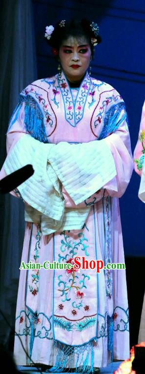 Chinese Sichuan Opera Highlights Servant Girl Garment Costumes and Headdress Traditional Peking Opera Maid Lady Ping Er Dress Apparels
