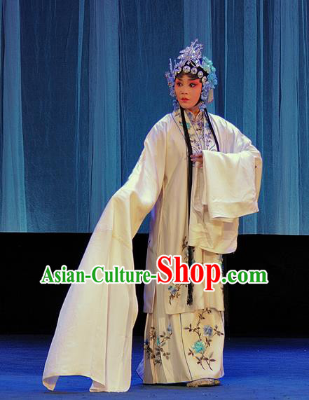 Chinese Sichuan Opera Highlights Garment Diva Qian Yulian Costumes and Headdress The Romance of Hairpin Traditional Peking Opera Young Female Dress Actress Apparels