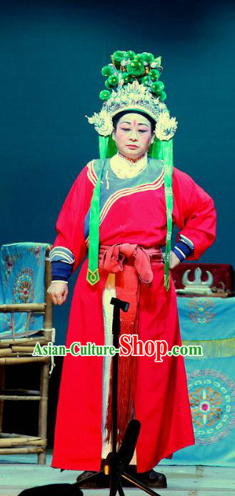 Xian He Ridge Chinese Sichuan Opera Soldier Apparels Costumes and Headpieces Peking Opera Highlights Garment Wusheng Clothing