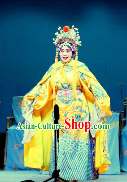 Chinese Sichuan Highlights Opera Female General Shi Ruyu Garment Costumes and Headdress Xian He Ridge Traditional Peking Opera Wu Dan Dress Dame Apparels