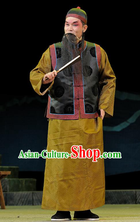 Legend of Chen Mapo Chinese Sichuan Opera Boss Apparels Costumes and Headpieces Peking Opera Highlights Garment Laosheng Clothing