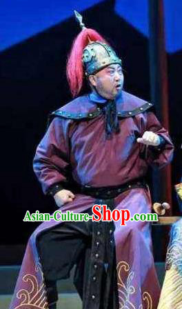 Cang Sheng Zai Shang Chinese Sichuan Opera General Apparels Costumes and Headpieces Peking Opera Highlights Martial Male Garment Soldier Clothing