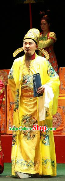 Shi Jiu Taibai Chinese Sichuan Opera Emperor Li Longji Apparels Costumes and Headpieces Peking Opera Highlights Lord Garment Monarch Clothing
