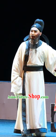 Shi Jiu Taibai Chinese Sichuan Opera Literatus Apparels Costumes and Headpieces Peking Opera Highlights Poet Li Bai Garment Laosheng Scholar Clothing