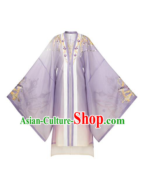 Chinese Song Dynasty Imperial Consort Garment Traditional Ancient Noble Woman Hanfu Costumes Embroidered Cloak Top Blouse and Skirt Complete Set