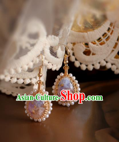Princess Handmade Pearls Earrings Fashion Jewelry Accessories Classical Eardrop for Women