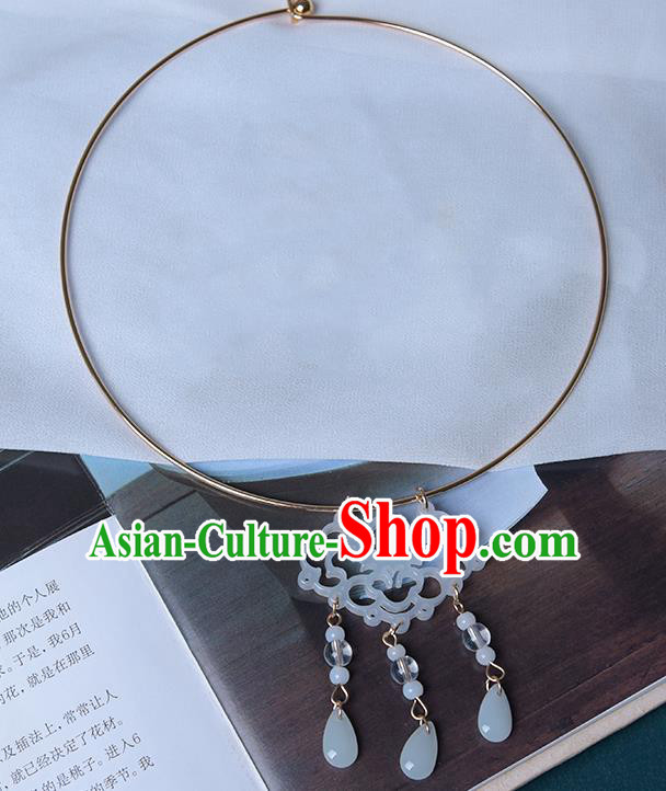 Chinese Handmade Necklet Decoration Traditional Ming Dynasty Necklace Accessories for Women