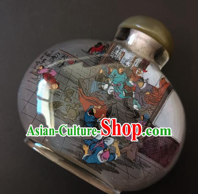 Chinese Snuff Bottle Traditional Handmade Painting Havoc in Heaven Snuff Bottles
