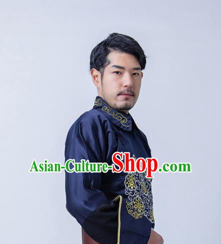Chinese Ancient Qing Dynasty Prince Costume Drama Manchu Royal Infante Clothing for Men