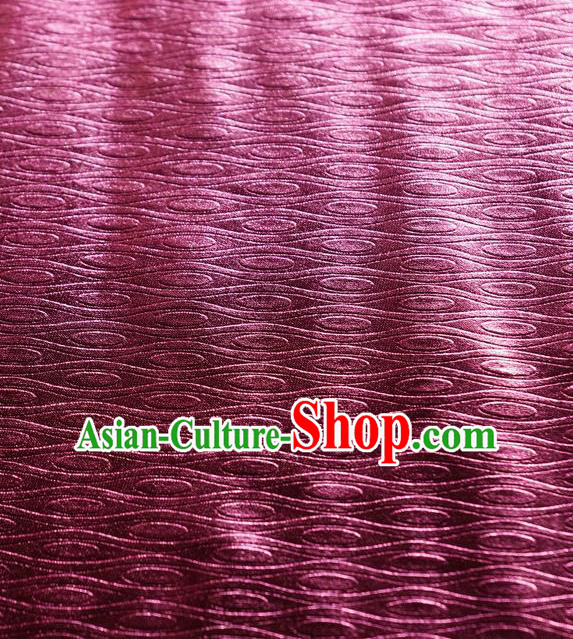 Chinese Traditional Anaglyph Pattern Design Deep Pink Spandex Fabric Cloth Material Asian Dress Drapery
