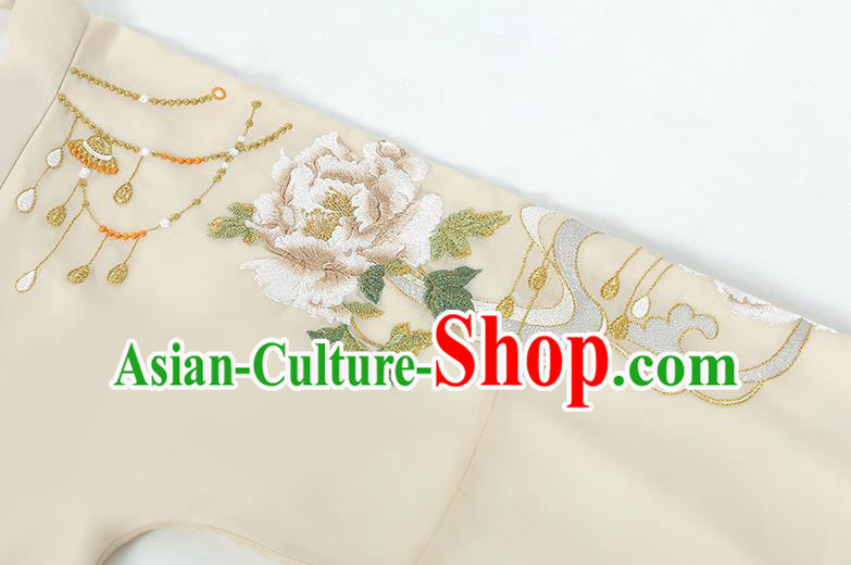 Chinese Ancient Royal Princess Historical Costumes Traditional Tang Dynasty Imperial Concubine Hanfu Dress Apparels Cloak Blouse and Skirt for Women