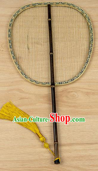China Classical Hanfu Fan Handmade Song Dynasty Palace Fan Traditional Ancient Princess Silk Fan